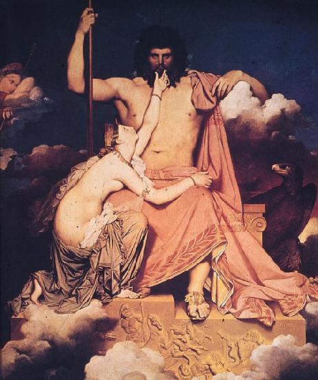 Jean Auguste Dominique Ingres Jupiter and Thetis Sweden oil painting art
